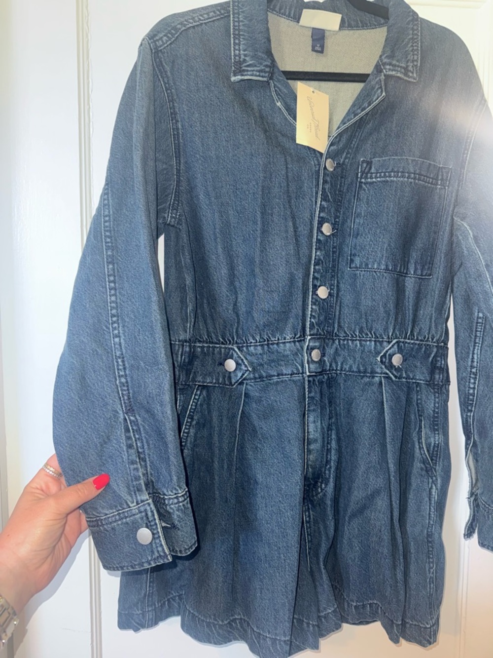 Universal Thread Button-Front Romper - Picture 4 of 4